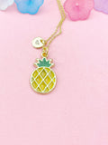 Pineapple Charm Necklace – Confidence Leadership Gift for Career Growth, Promotion, New Job, N6487