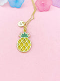 Pineapple Charm Necklace – Confidence Leadership Gift for Career Growth, Promotion, New Job, N6487