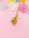 Globe Charm Necklace – Gift for Professionals, Graduates and Dreamers, N6489