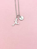 Running Athlete Charm Necklace – Strength, Progress & Dedication, N6499