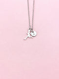 Running Athlete Charm Necklace – Strength, Progress & Dedication, N6499