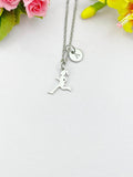 Running Athlete Charm Necklace – Strength, Progress & Dedication, N6499