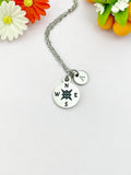 Compass Charm Necklace, N6502