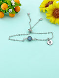 Natural Angelite Necklace – Gemstone Jewelry, N6342S