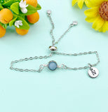 Natural Angelite Necklace – Gemstone Jewelry, N6342S