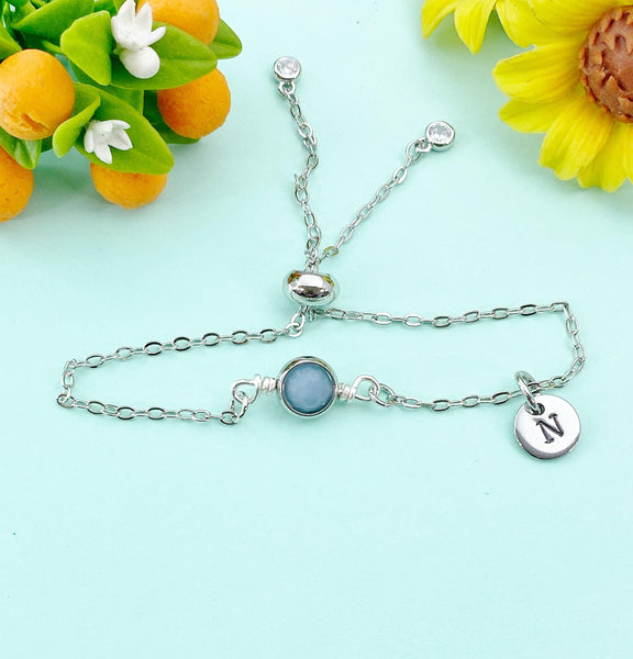 Natural Angelite Necklace – Gemstone Jewelry, N6342S