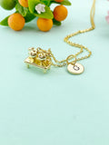 Heart on Park Bench Charm Necklace – Romantic Jewelry Gift for Couples, Nature Lovers & Sentimental Souls, N6517