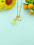 Lemon Charm Necklace – Fresh Fruit Jewelry Gift for Women, Summer Accessory, Citrus Pendant for Nature Lovers, N5052