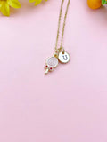 Pink Lollipop Charm Necklace, N6519