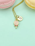 Pink Lollipop Charm Necklace, N6519