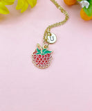 Raspberry Charm Necklace, N6522