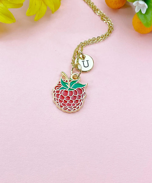 Raspberry Charm Necklace, N6522