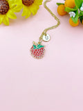 Raspberry Charm Necklace, N6522