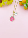 Dragon Fruit Pitaya Charm Necklace, N6524