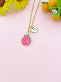 Dragon Fruit Pitaya Charm Necklace, N6524