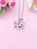 Unicorn Charm Necklace, N6407