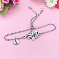 Hamsa Hand Charm Bracelet, Symbolic Jewelry, N6408