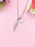 Feather Charm Necklace, Freedom and New Beginnings, N6417