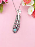 Feather Charm Necklace, N6421