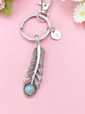 Feather Charm Keychain, N6421K