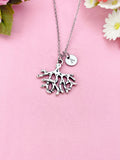 Coral Charm Necklace, N6423