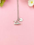 Goose Charm Necklace, Bird Duck, N6424