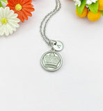 Crown Cross Charm Necklace – Symbolic Gift of Love, Strength & Connection – Silver Pendant Jewelry, N6503A