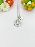 Crown Charm Necklace – Stainless Steel Silver Pendant Jewelry, N6503D