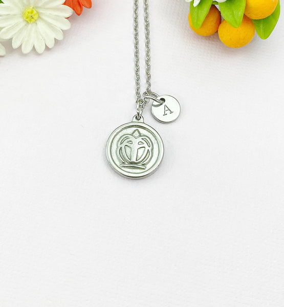 Crown Charm Necklace – Stainless Steel Silver Pendant Jewelry, N6503D