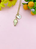 Ice Cream Cone Gold Charm Necklace, N6528