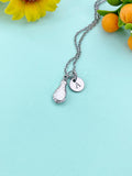 Chicken Leg Silver Charm Necklace, N6526S