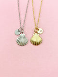 Shell Charm Necklace, Beach Ocean Lovers Jewelry Gifts, N6536
