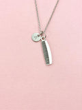 Comb Charm Silver Necklace, Hair Stylists Barbers Cosmetologists Jewelry Gifts, N6537