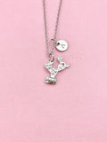 Cactus Charm Silver Necklace, N6545