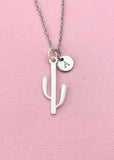 Cactus Charm Silver Necklace, N6546