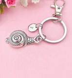 Snail Charm Keychain, Slow and Steady Snail, N6426