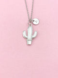 Cactus Charm Silver Necklace, N6547