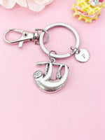 Sloths Charm Keychain, Slow and Steady, N6427