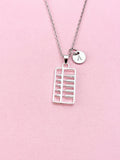 Abacus Charm Silver Necklace, N6551