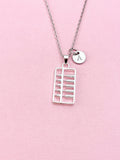 Abacus Charm Silver Necklace, N6551