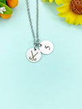 Field Hockey Stick Charm Necklace, Hockey Jewelry Gifts, D593