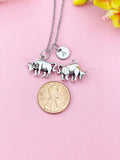 Bull Charm Necklace, N6434