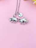 Bull Charm Necklace, N6434