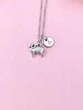 Sheep Charm Necklace, Tiny Sheep Charm, N6435