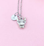 Cute Cow Charm Necklace, N6437