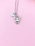 Cute Cow Charm Necklace, N6437