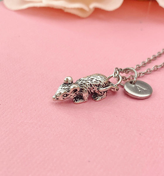 Mouse Charm Necklace, N6443