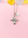 Softball Charm Necklace, N6451