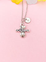 Softball Charm Necklace, N6451