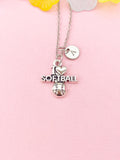 Softball Charm Necklace, N6451